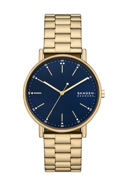 Skagen, Analóg karóra rozsdamentes acélszíjjal, Aranyszín