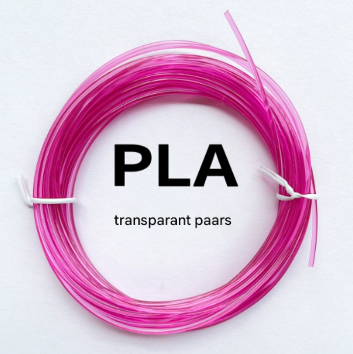 Filament 3D, transparent violet, 1.75mm, 10 metri