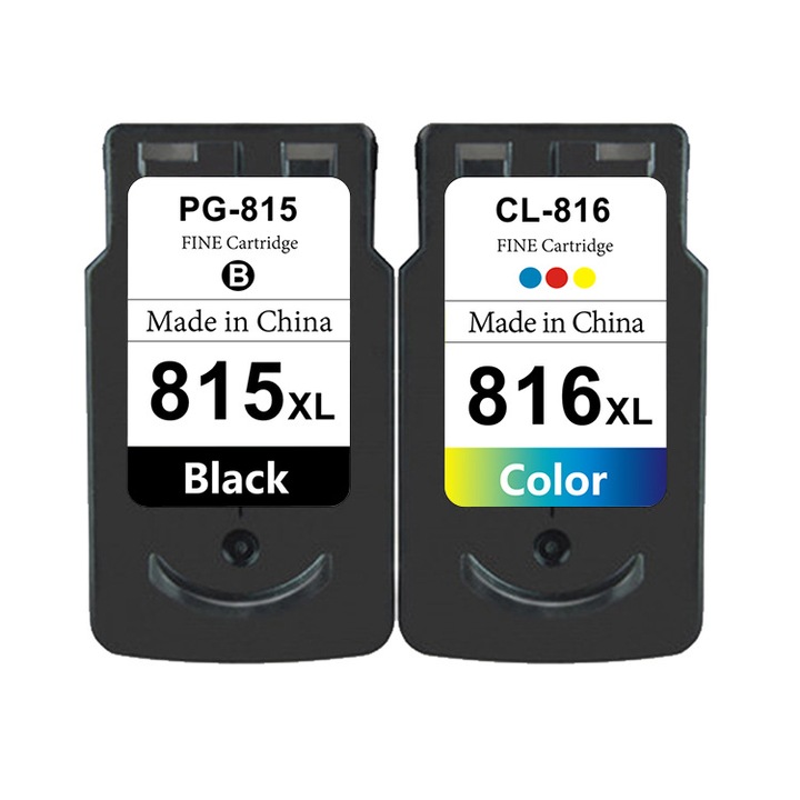 Cartuse imprimanta inkjet compatibile PG-815XL (negru) si CL-816XL (color), set