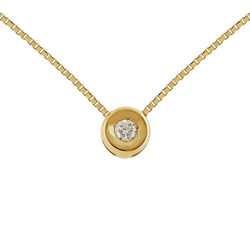 Pandantiv cu Lant Aur 18k Diamant Bibigi Punto Luce, 42 CGH0002B03-Y
