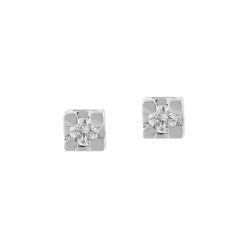 Cercei Aur 18k Diamant Bibigi Punto Luce ORH0001B05-W