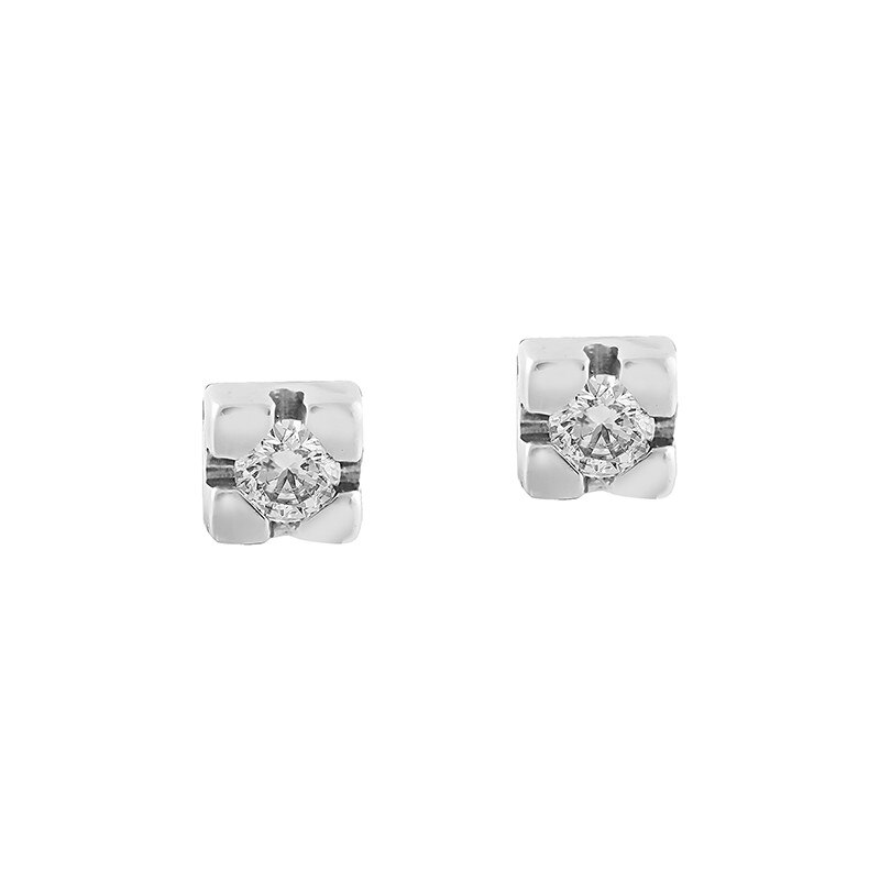 Cercei Aur 18k Diamant Bibigi Punto Luce ORH0001B03-W