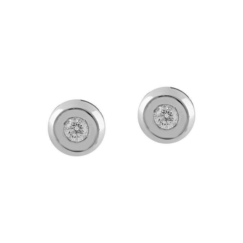 Cercei Aur 18k Diamant Bibigi Punto Luce ORH0002B04-W