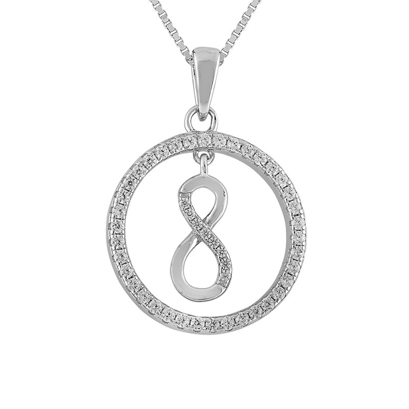 Pandantiv Infinit Carla M* Argint 925 CZ ENMP02642A