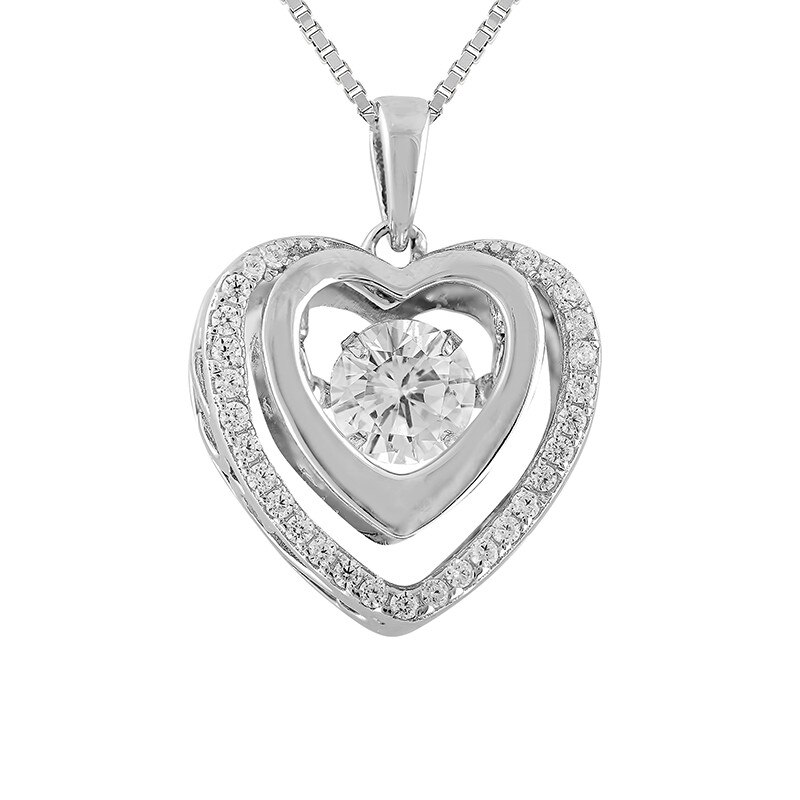 Pandantiv Inima Carla M* Argint 925 CZ ENMP01647C