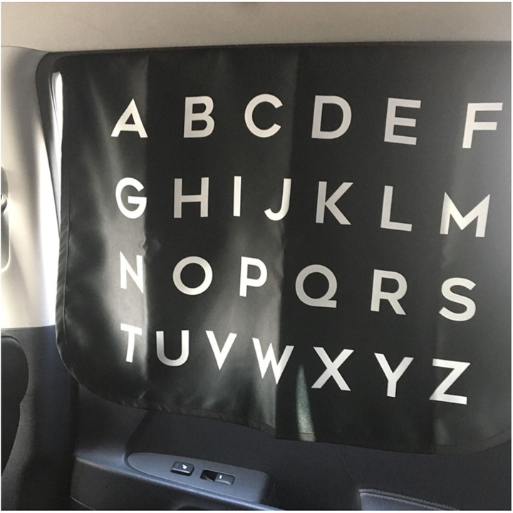 Parasolar auto universal, protectie UV, 1 set, pentru feronerie laterala, compact, usor de utilizat