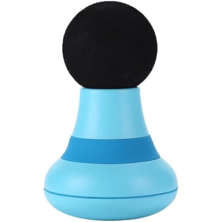 Masajer mini, 6 viteze, portabil, USB reincarcabil, 11.5x7.5cm, pentru gat, umeri si spate