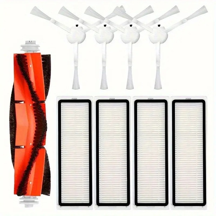 Set accesorii pentru aspirator robot Xiaomi Mi, perie principala, perie laterala, carpa de mop, cutie de praf, filtru