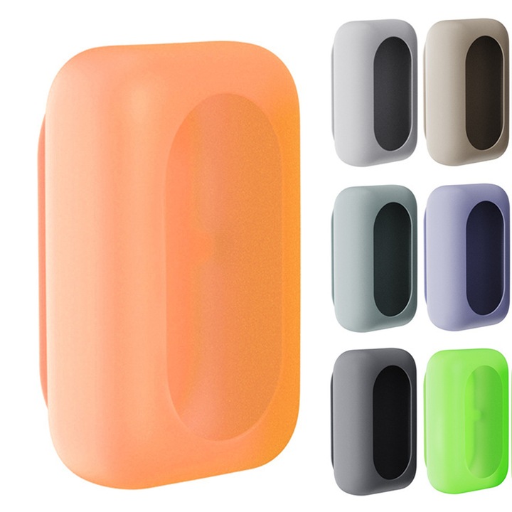 Suport servetele din silicon cu ventuza, violet, 18x10.5x6.5cm, set