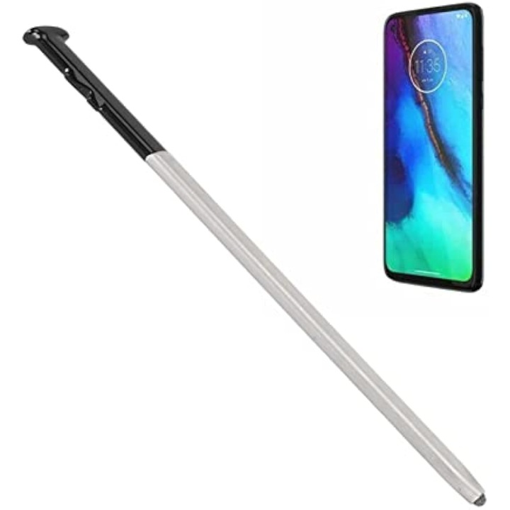 Stylus pentru smartphone Moto G 2020, metal, sensibilitate ridicata, portabil