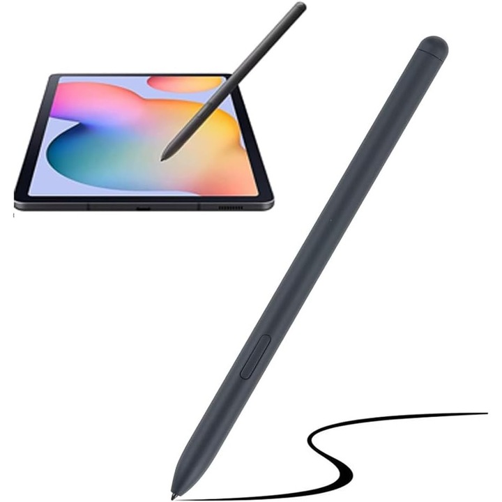 Stylus pentru Samsung Galaxy Tab S7/S7+/S7 FE, sensibilitate ridicata, varf din silicon, compact