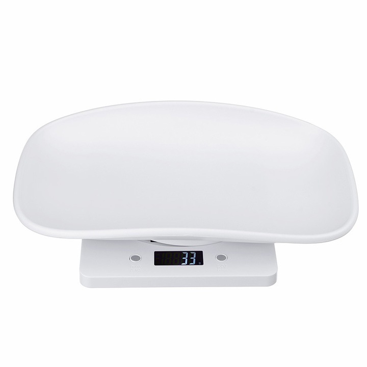 Cantar de bucatarie electronic, 10kg - 1g, portabil, stabil, mic