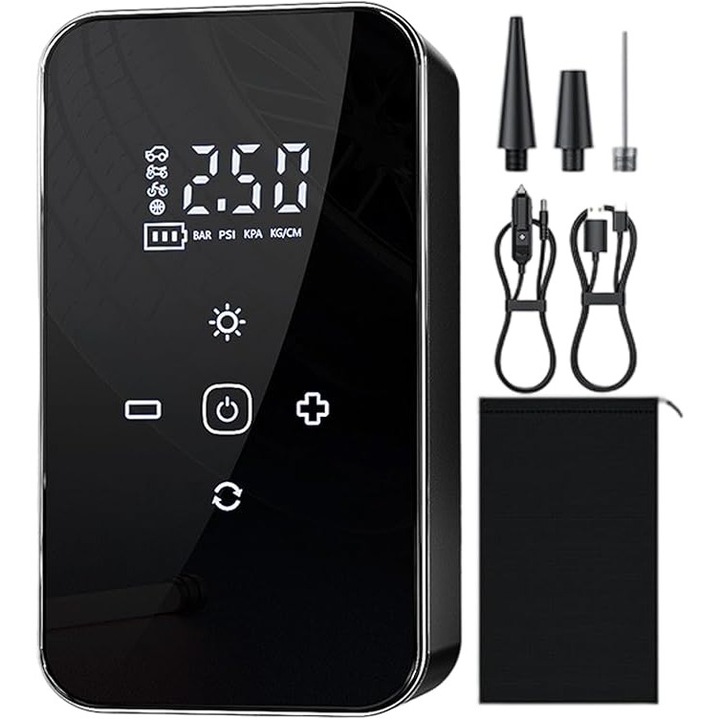 Racitor de aer portabil, mini, umidificator, difuzor Bluetooth, alb, 1L