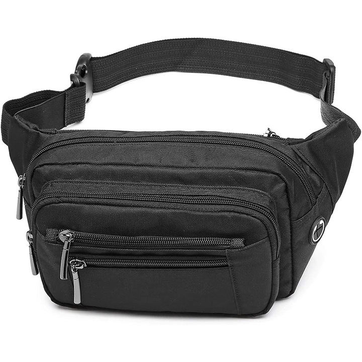 Unisex sport táska, nagy kapacitású, vízálló, 6 rekeszes, 8.7x3.9x5.1 in