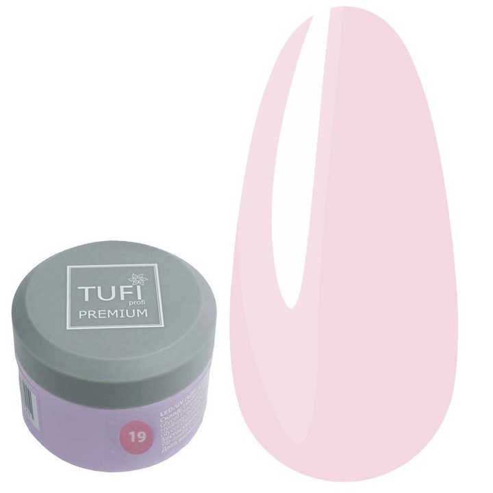 Гел за изграждане на нокти TUFI profi Builder Gel UV/LED 19 Светлорозов 5 мл