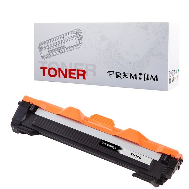 Тонер касета Премиум Икономи, TN-119 B, черна, 1500 страници, за BROTHER HL-L1230W/1232W, DCP-L1630W/1632W
