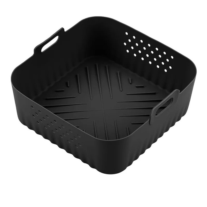 Folie reutilizabila din silicon pentru friteuze, compatibila cu friteuze de 5-8QT, rezistenta la caldura, usor de curatat