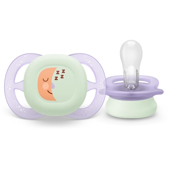 Scf075 Комплект 2 залъгалки Philips Avent Ultra Start SCF075/17, Ортодонтски ...