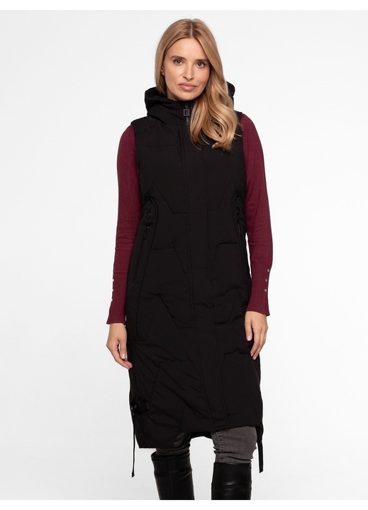 TRICOU CU MANECA LUNGA SI GLUGA PENTRU DAMA