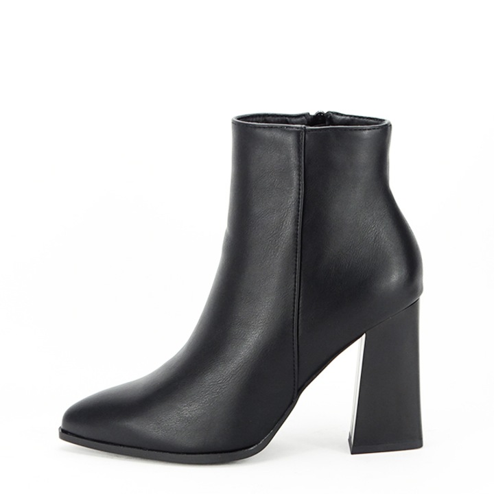 Botine negre elegante BM18 110 3830, Negru