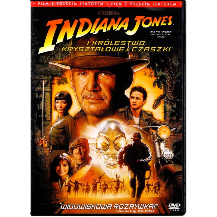 Индиана Джоунс и кралството на кристалния череп [DVD]