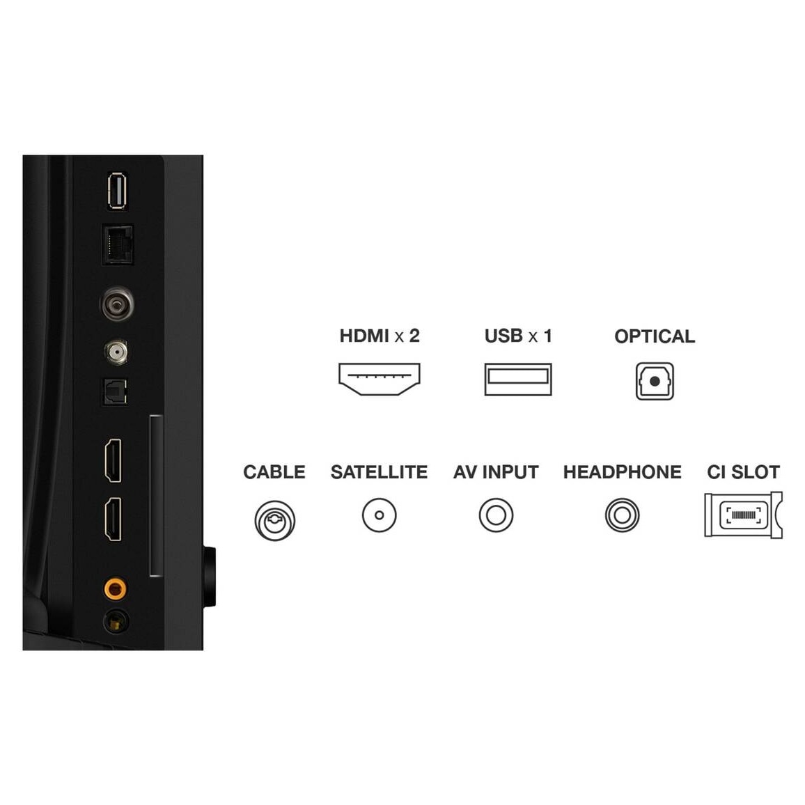 Televizor TCL S59K 32S59K 81.3Cm 32Inch Full HD Smart Wi-Fi Clasa F Metalic