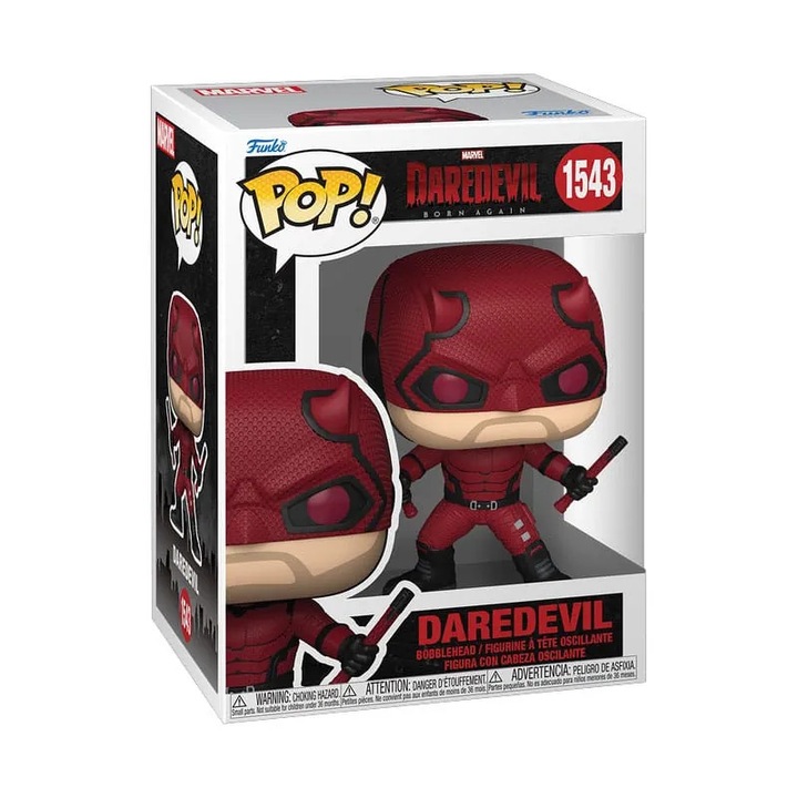 Figurina Funko POP! Daredevil: Born Again, Matt Murdock, 9,4cm, rosu