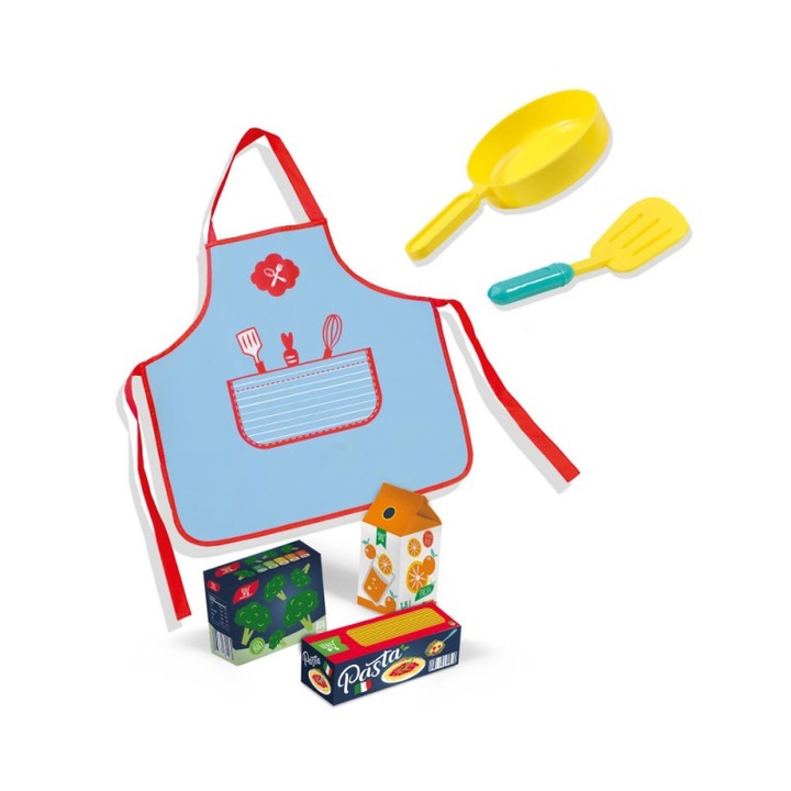 Costum de bucatar cu accesorii pentru copii