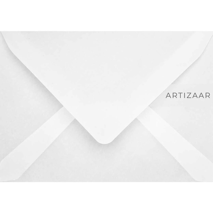 25 darabos I8 boríték szett, vellum fehér, 120g, 133x184 mm, V-alakú fül, ragasztó nélkül, esküvői meghívókhoz, keresztelőkhöz, rendezvény papíráruhoz