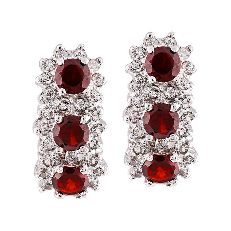 Cercei Fantazzia Argint 925 Granat MNGEA10G