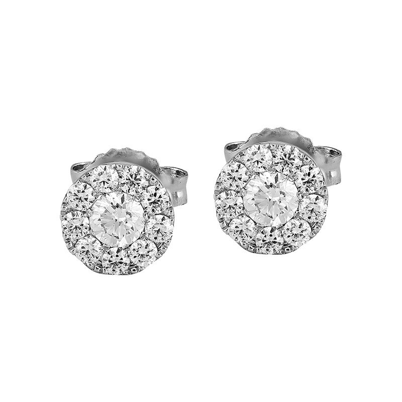 Cercei Blanco's Aur 18k Diamante EF9073-W