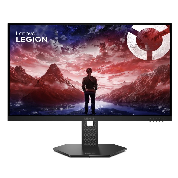 Gaming IPS LED monitor Lenovo Legion 27" 27Q-10, QHD 2560 x 1440, HDMI, DisplayPort, Pivot, 240 Hz, 0.5 ms, Fekete
