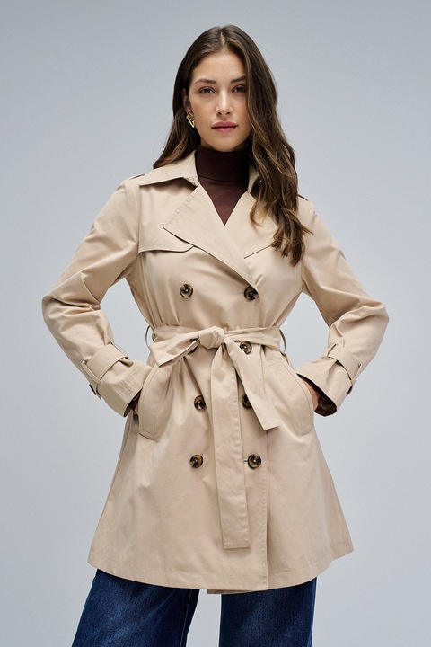 Salsa Jeans, Trenci regular fit, Bej deschis