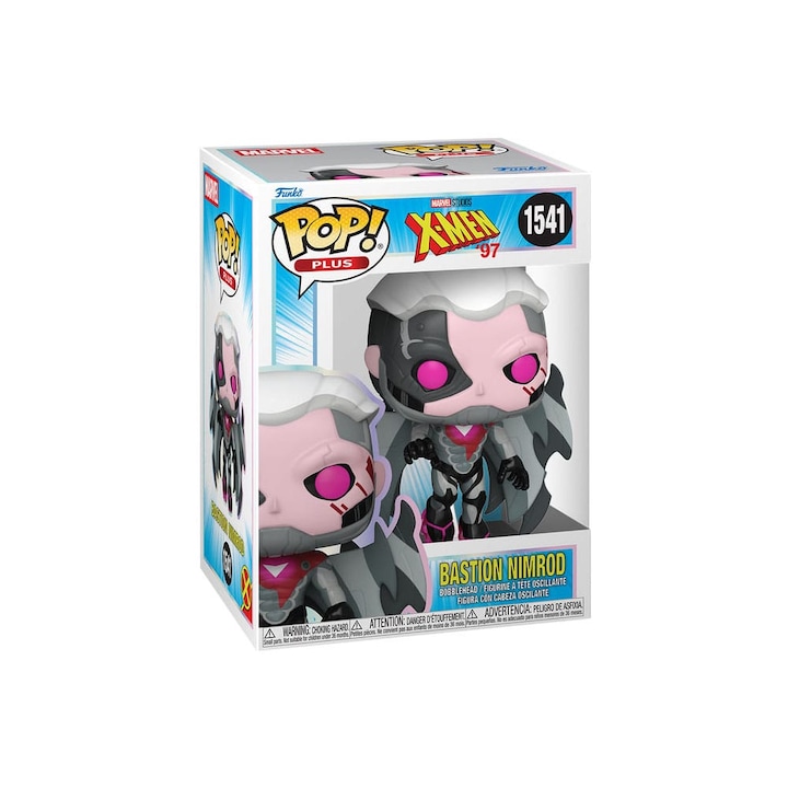 Фигурка Funko POP! X-Men '97 - Бастион #1541, розово-черна, bobble-head