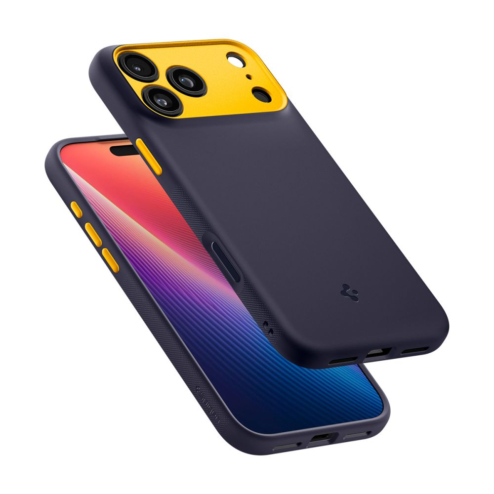 Carcasa Spigen Nano Pop cu MagSafe compatibila cu iPhone 17 Pro, Blueberry Navy