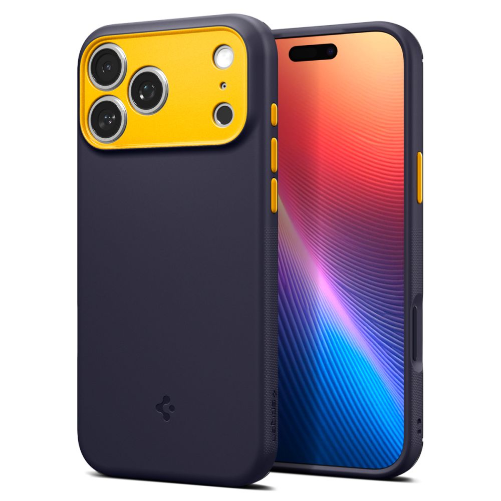 Carcasa Spigen Nano Pop cu MagSafe compatibila cu iPhone 17 Pro, Blueberry Navy