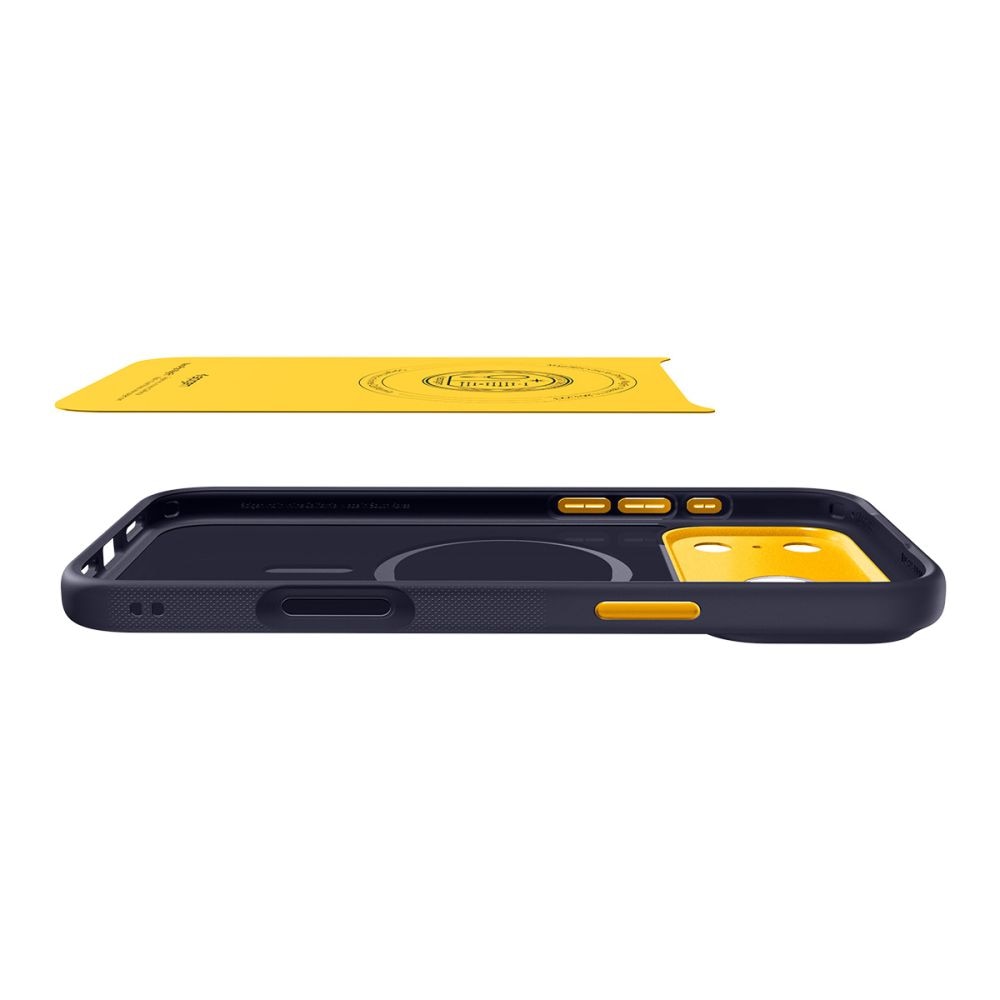 Carcasa Spigen Nano Pop cu MagSafe compatibila cu iPhone 17 Pro, Blueberry Navy