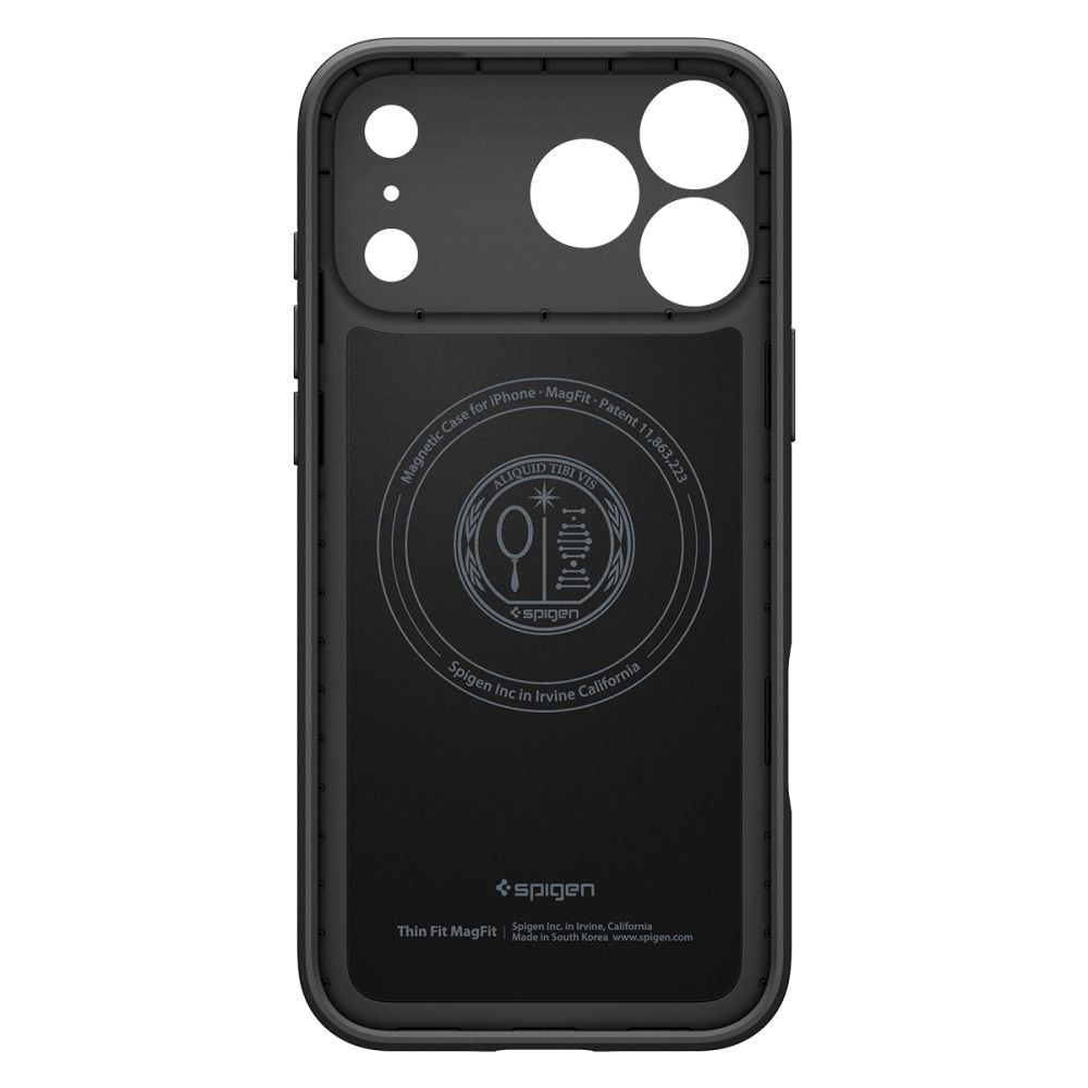 Carcasa Spigen Thin Fit cu MagSafe compatibila cu iPhone 17 Pro, Black