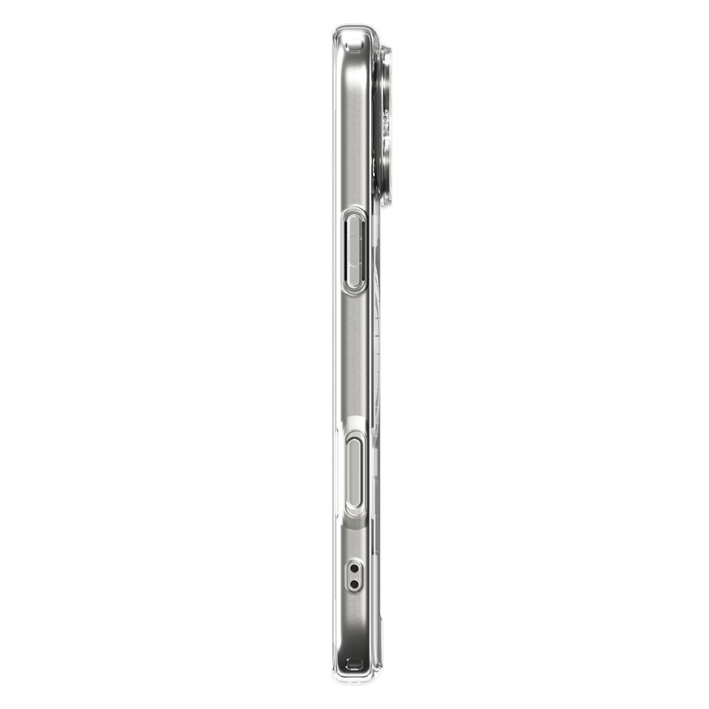 Carcasa Spigen Ultra Hybrid cu Magsafe compatibila cu iPhone 17 Pro Max, Clear/Graphite