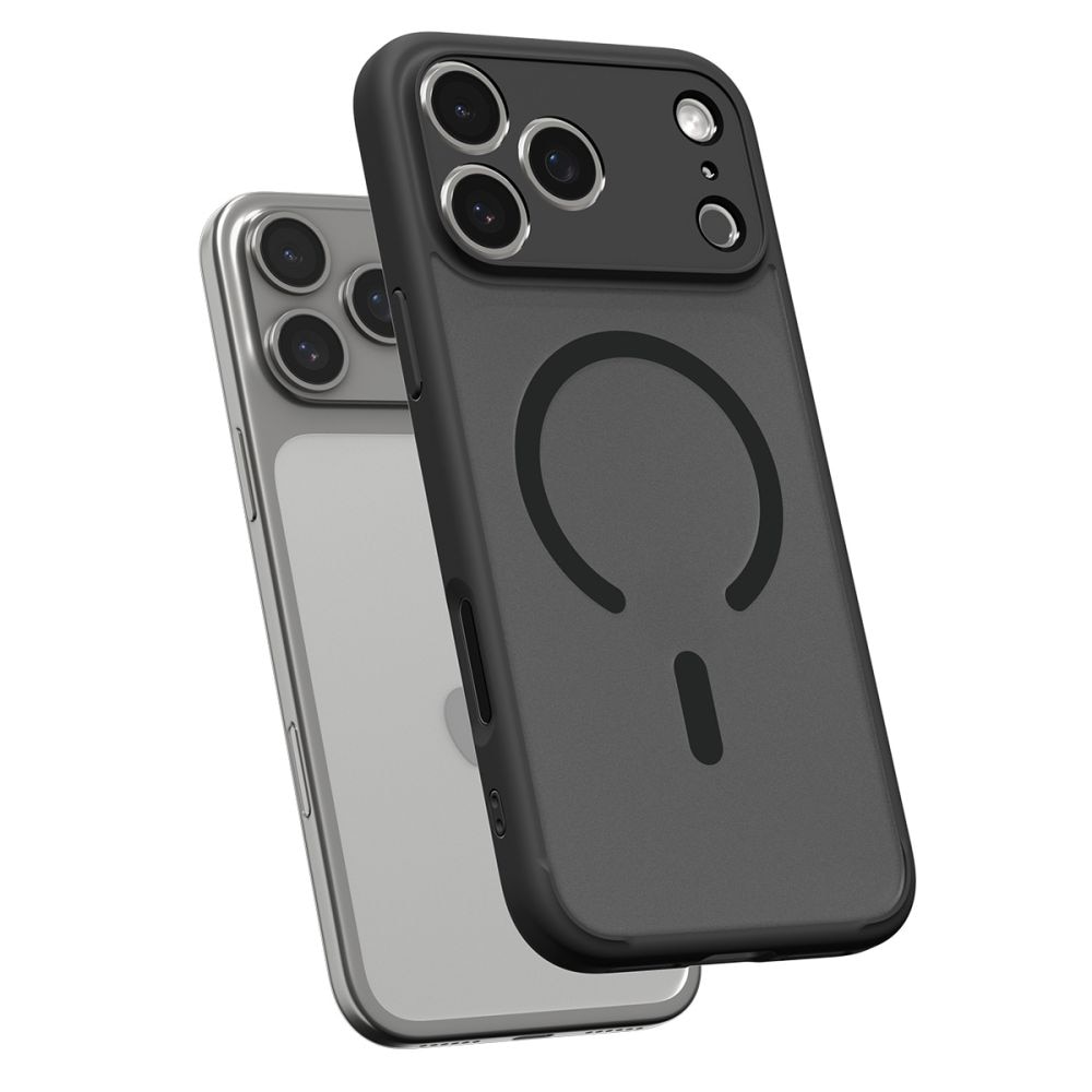 Carcasa Spigen Ultra Hybrid cu Magsafe compatibila cu iPhone 17 Pro Max, Frost Black