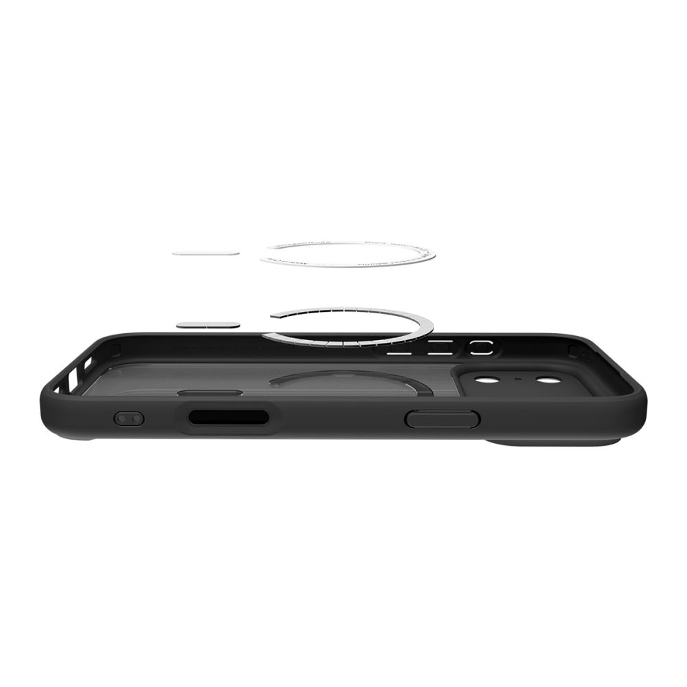 Carcasa Spigen Ultra Hybrid cu Magsafe compatibila cu iPhone 17 Pro Max, Frost Black