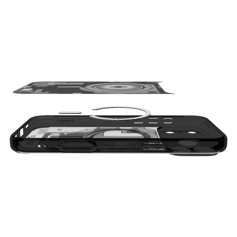 Carcasa Spigen Ultra Hybrid Zero One Black cu Magsafe compatibila cu iPhone 17 Pro Max, Graphics