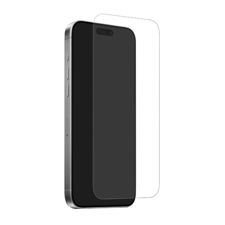 Puro Standard edzett üvegfólia, kompatibilis iPhone 17 / 17 Pro készülékkel, átlátszó