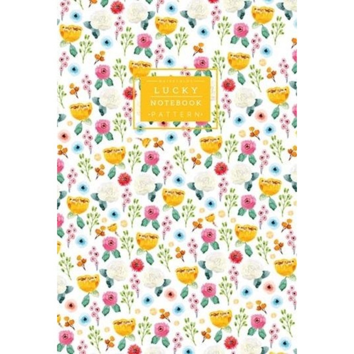 FRESH füzet, díszes jegyzetfüzet, 64 oldal, virágos, sárga, 143x210cm