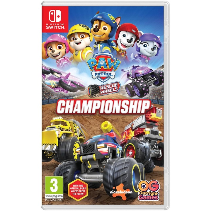 Paw Patrol Rescue Wheels Championship Nintendo Switch Játékszoftver