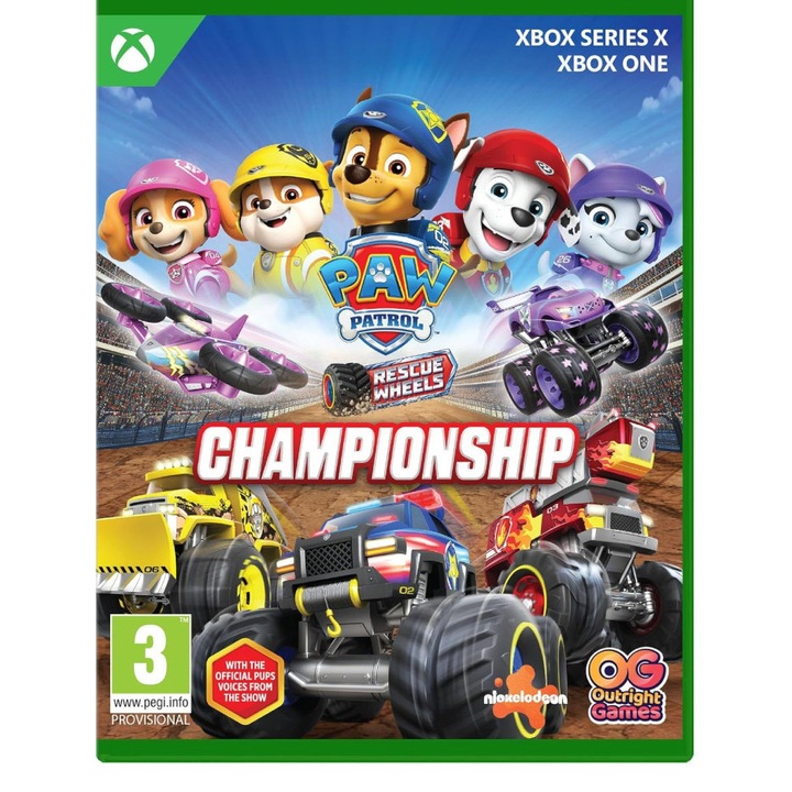 Paw Patrol Rescue Wheels Championship Xbox One és Xbox Series X Játékszoftver