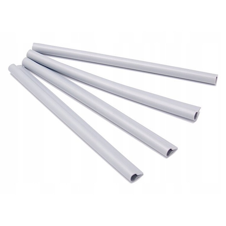 Clipsuri pentru banda de gard – GRI DESCHIS 10 bucati