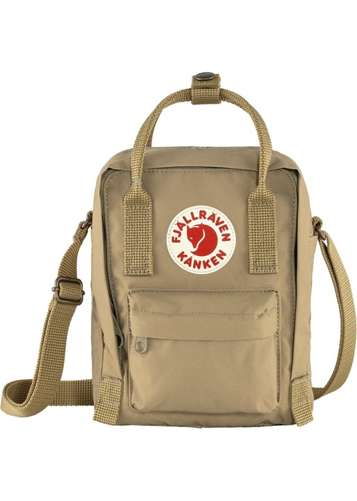 Rucsac fashion dama, Fjallraven, bej, 15x20x8 cm, 2.5 L
