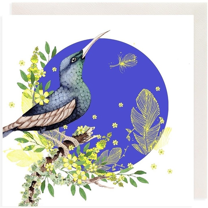 Figurina Clear Creations colibri cu cristal Swarovski multicolor 0x16x16cm