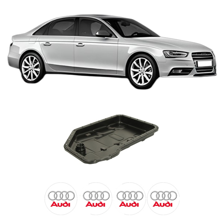 Baie ulei AUDI A4 B8 (8K2) 2.0 TDI quattro CGLC din 2011-2015 KW 130 CP 177 CMC 1968, auto, material 0, 4 Stickere auto cu AUDI